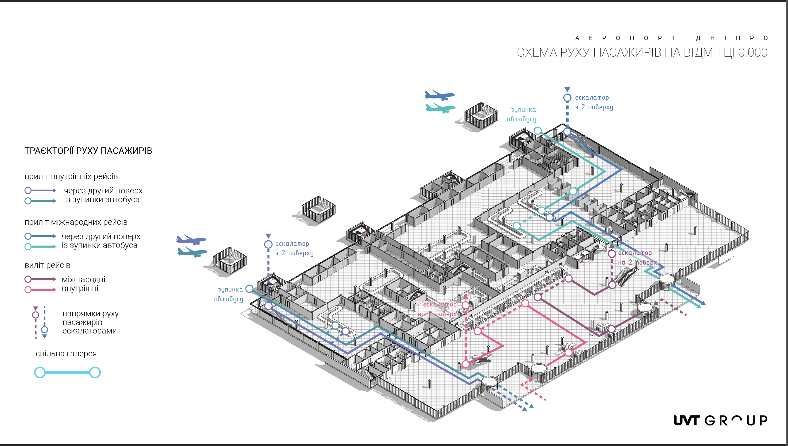 Оприлюднено плани нових терміналів аеропорту у Дніпрі, які будує Ярославський
